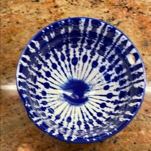 Blue Ceramic ramen noodles Bowl